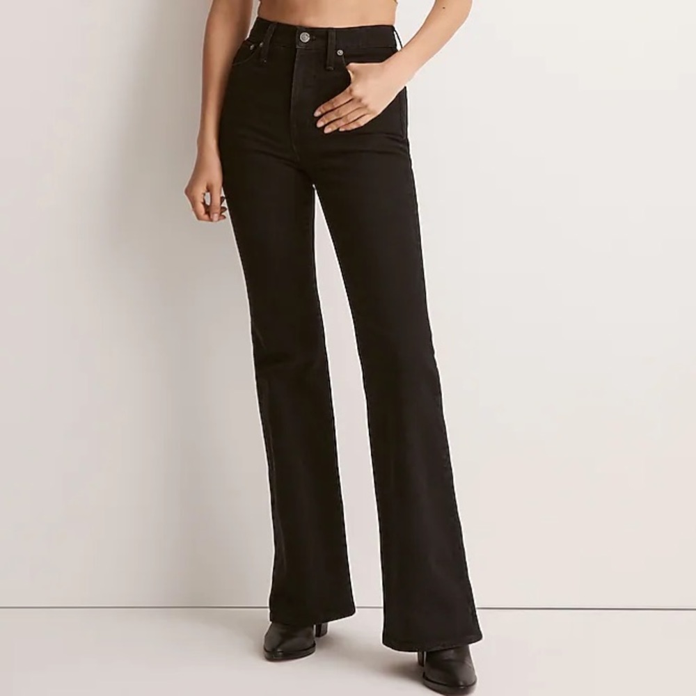 Madewell perfect vintage flare jean black / sherborn wash size 30